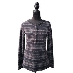 Women's Columbia Fair Isle print sweater. Sz Large.